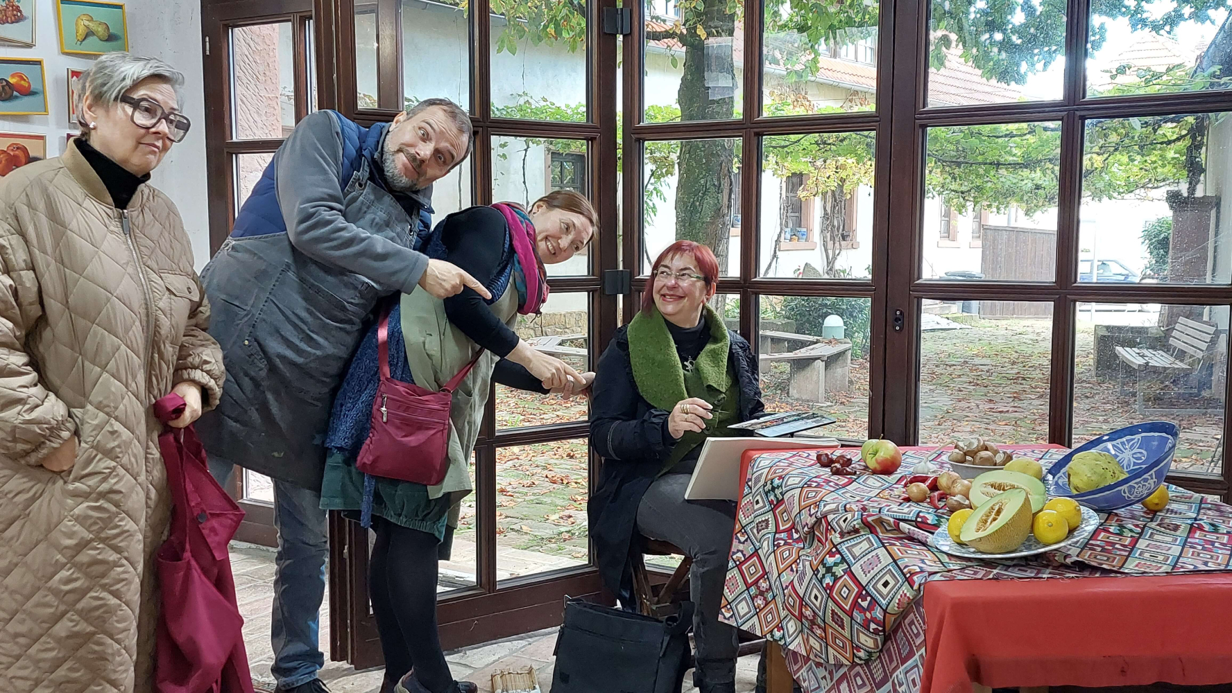 Auch Humor darf bei den offenen Ateliers nicht fehlen